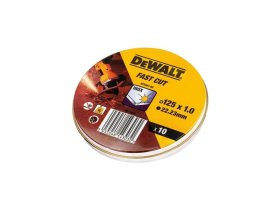 Řezný kotouč, sada 10ks v&nbsp;kovové krabici DeWalt