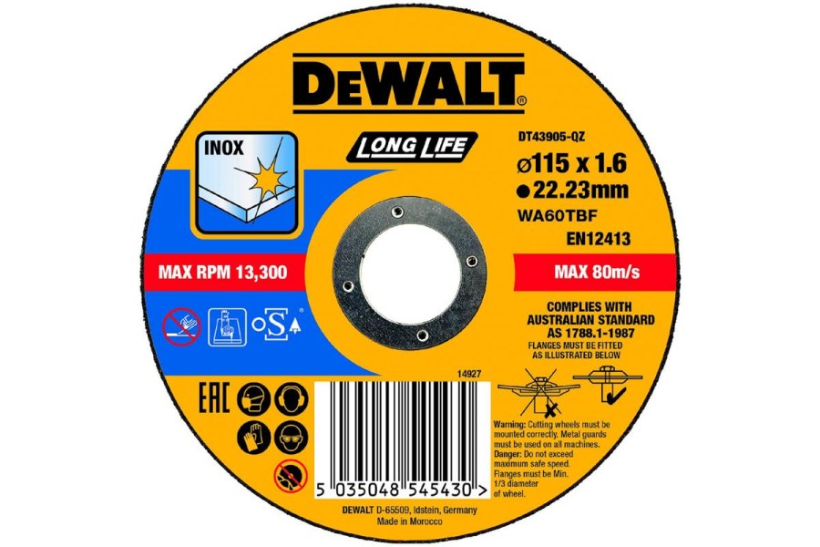 Řezný kotouč rovný Dewalt