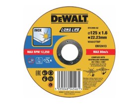 Řezný kotouč rovný 125x1.6x22.2mm Dewalt