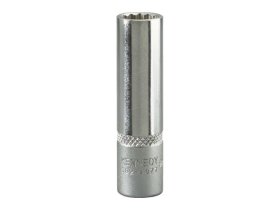 Hlavice nástrčná 1/4" 11mm, délka 50mm prodloužená 12-hranná Kennedy