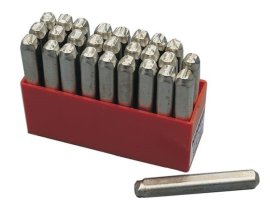 Raznice ruční 5,0 mm (písmena A-Z) Kennedy