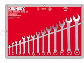 Sada očkoplochých klíču 18-dílna 6-24mm Kennedy