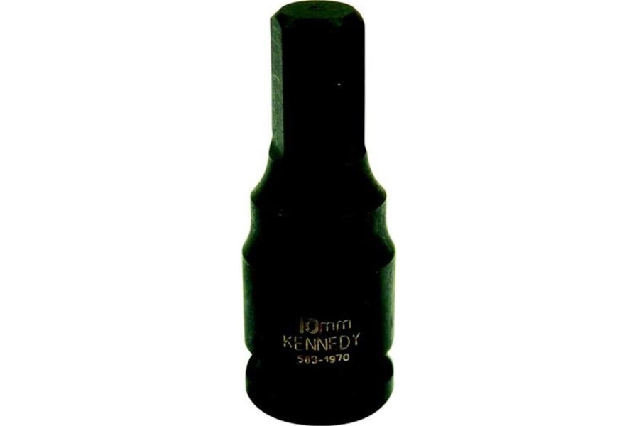Hlavice průmyslová rázová 3/8" - Bit nástrčný imbus 10mm DIN 3129 Kennedy